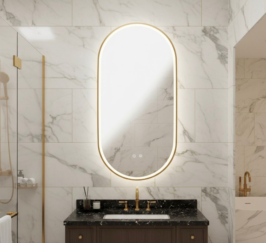 OVAL FRAMED LED MIRROR - Image 3