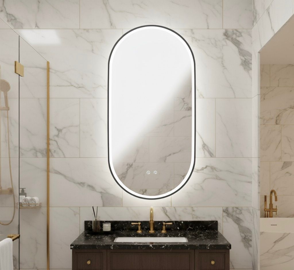 OVAL FRAMED LED MIRROR - Image 2