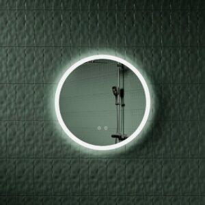 600mm Round Frameless LED Mirror